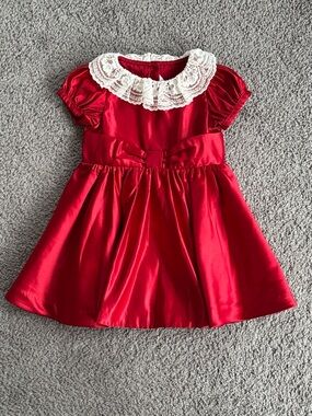 American Girl® x Janie and Jack Holly-Red Party Dress for Girls - Brand New - 3T